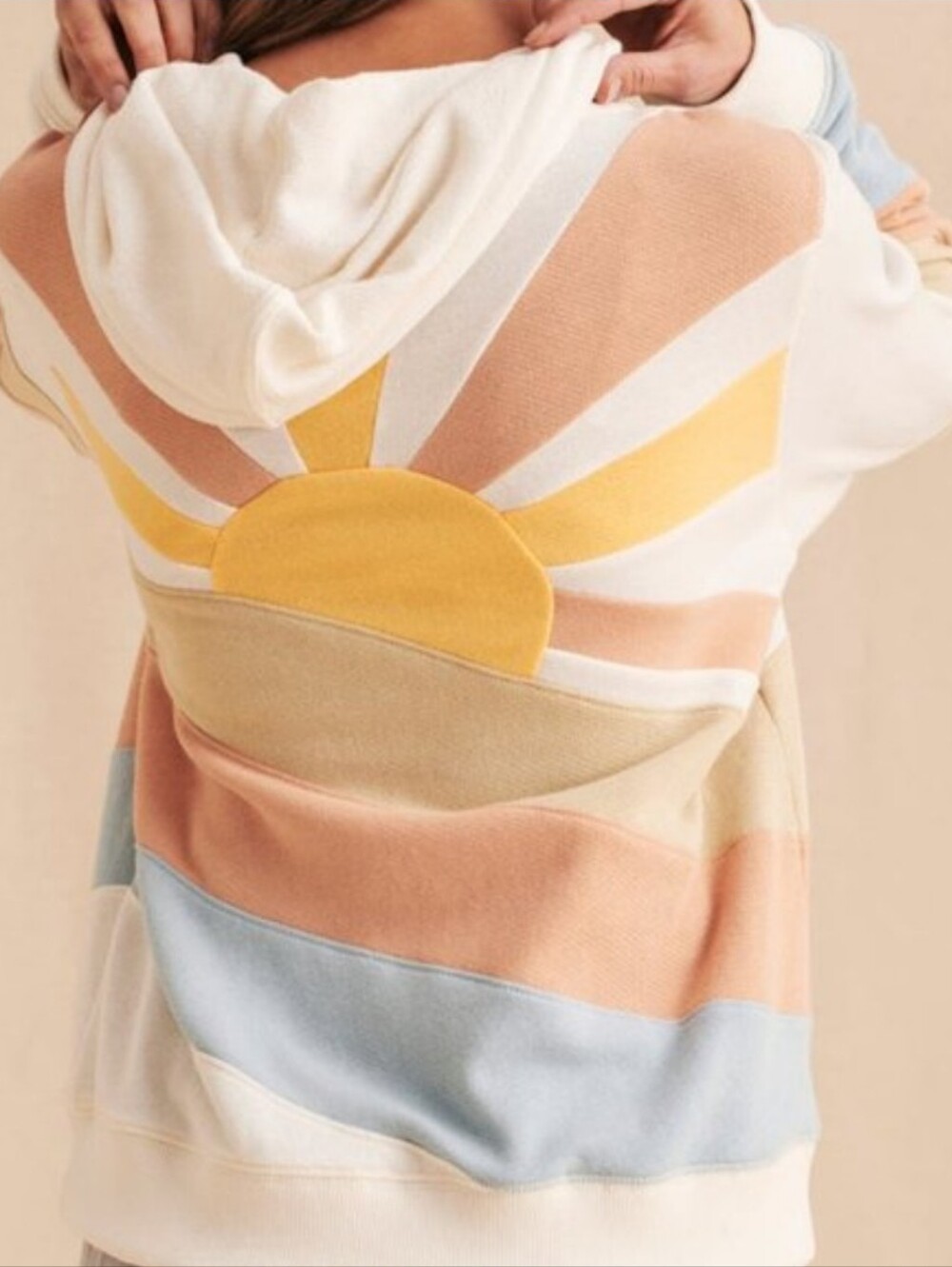 Faherty Radiant Hoodie In Sunrise Glow Size XL